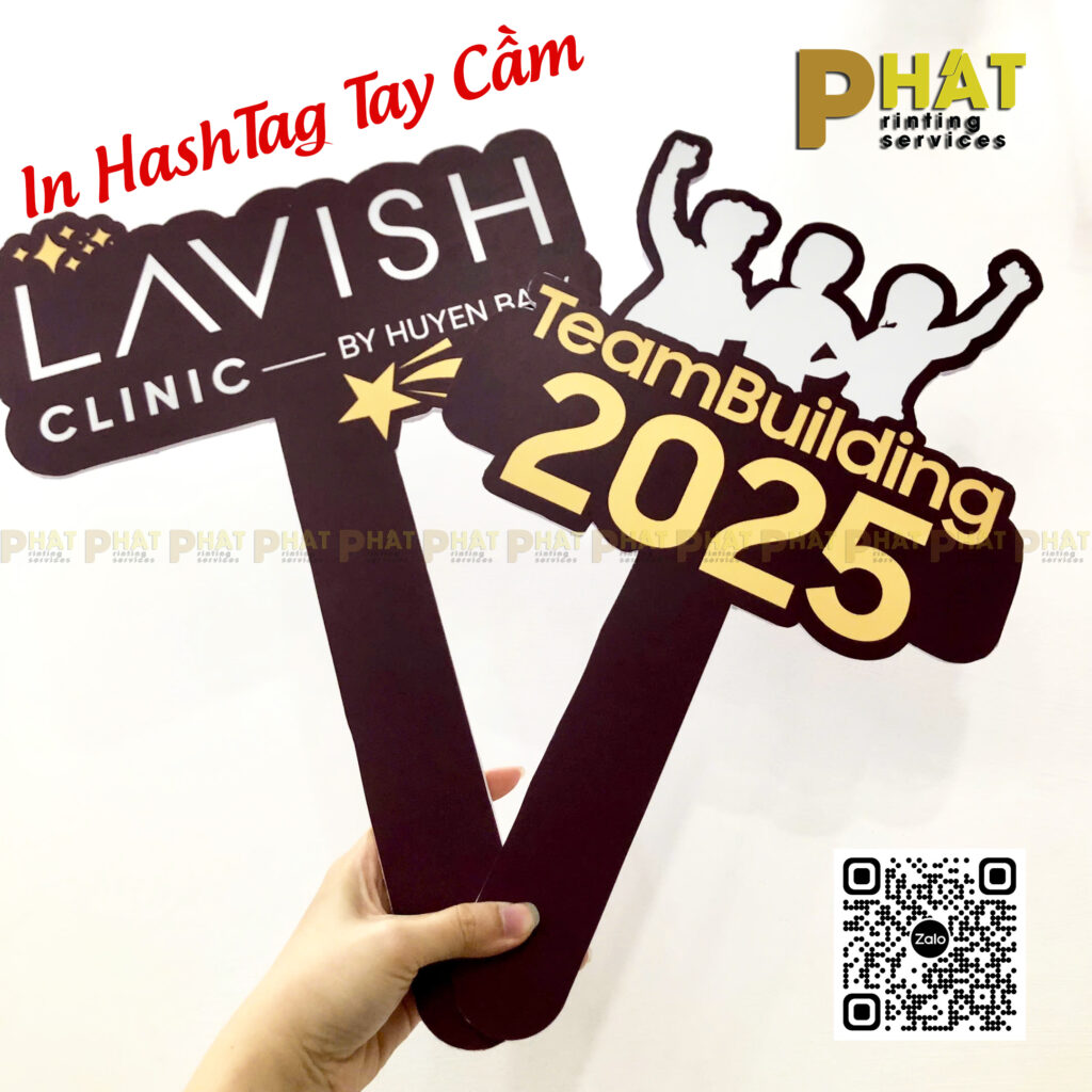 In HashTag Cầm Tay 10 In HashTag Tay Cầm tại Nhà in Phát