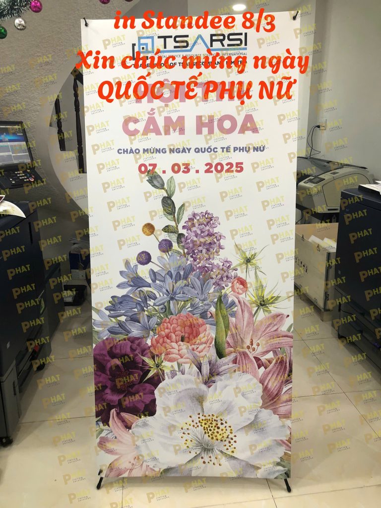 In Standee Chữ X 10 in standee Quận Bình Thạnh tại Nhà in Phát