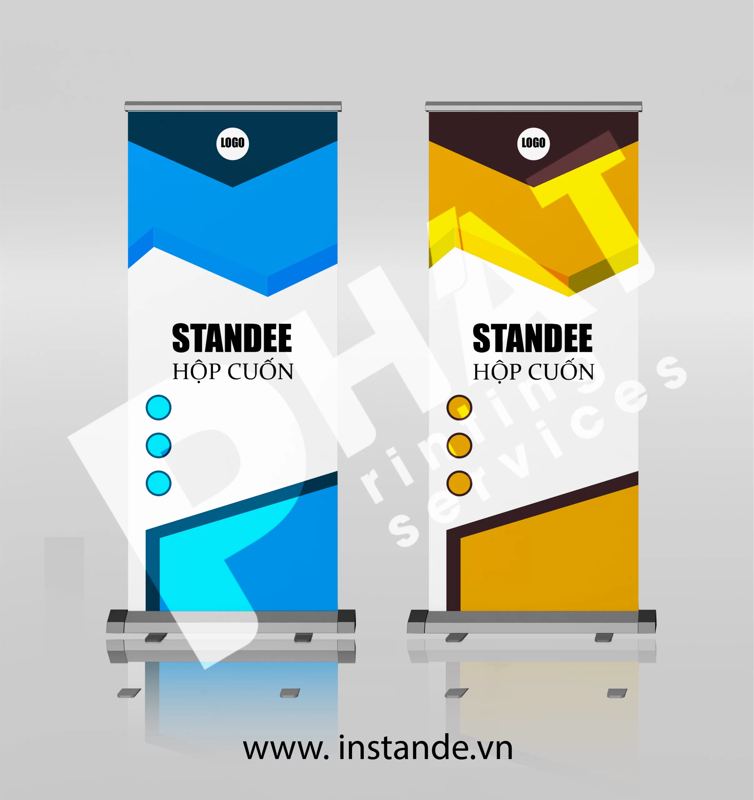 In Standee hộp cuộn 1 standee hop cuon scaled