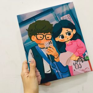 In Tranh Canvas Đóng Khung