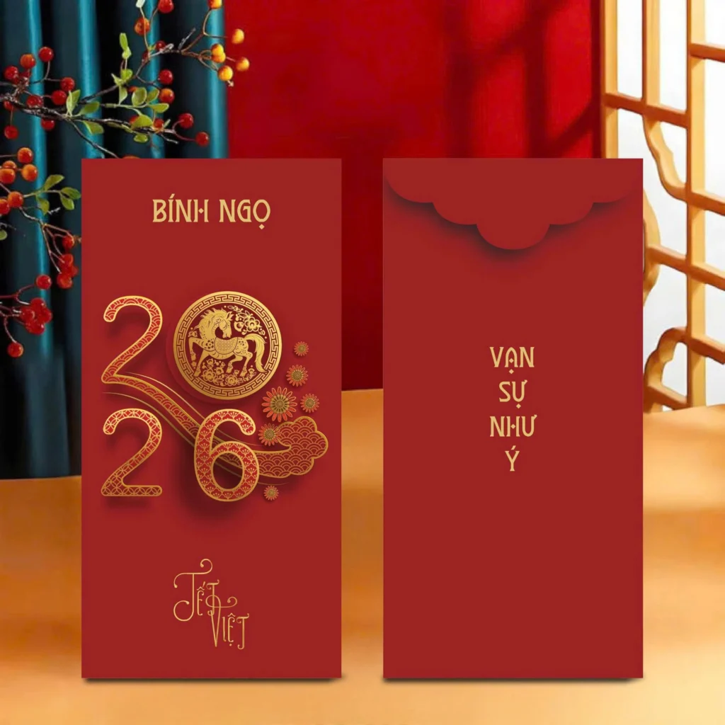 In Bao Lì Xì Giá Rẻ OffSet 3 In Bao Lì Xì là ấn phẩm không thể thiếu trong Văn Hóa Tết Việt