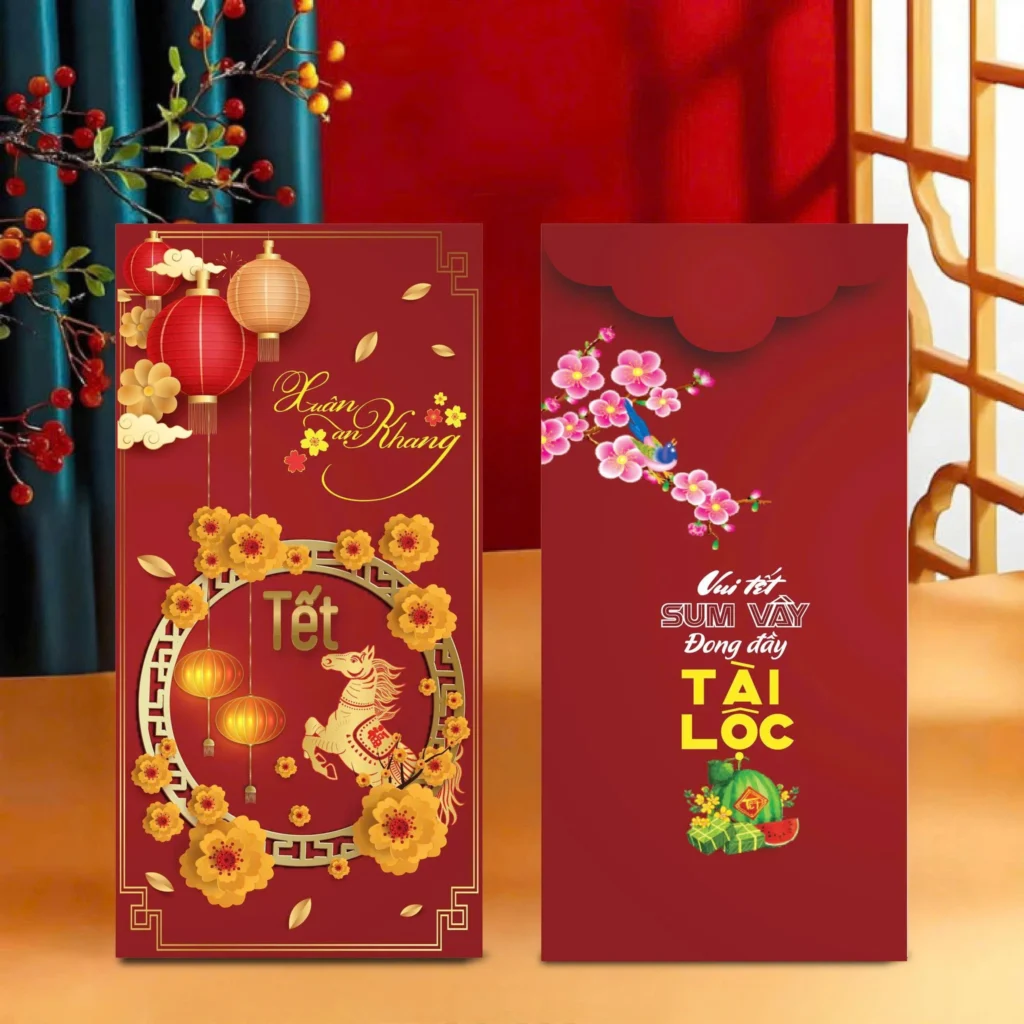 In Bao Lì Xì Giá Rẻ OffSet 4 In Bao Lì Xì tại Nhà in Phát