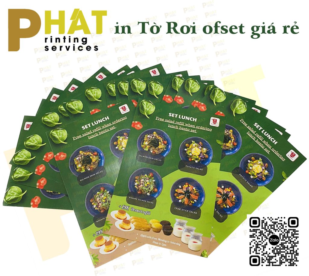 In Tờ Rơi Giá rẻ 2 In tờ rơi offset giá rẻ tại Nhà in Phát
