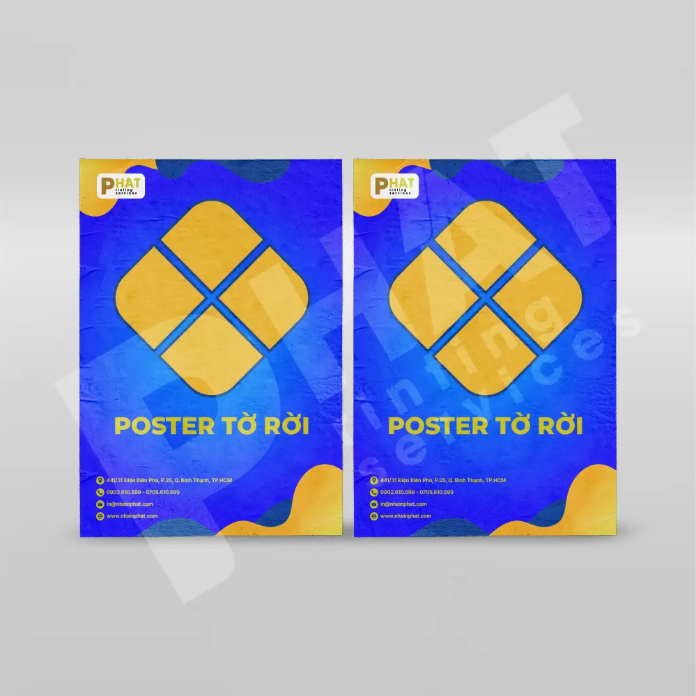 In Poster Chất Liệu PP 1 POSTER TO ROI
