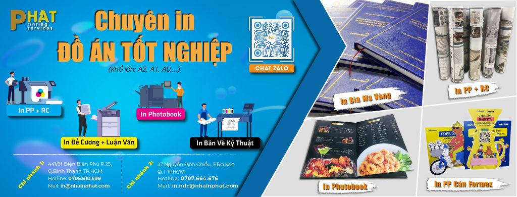 Lựa chọn Nhà in Phát để gửi gắm bài Đồ Án