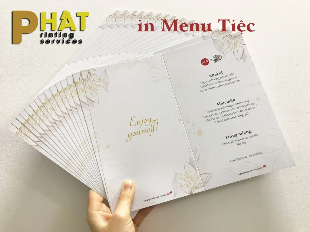 In Menu Tiệc 2 in menu tiệc tại nhà in phát