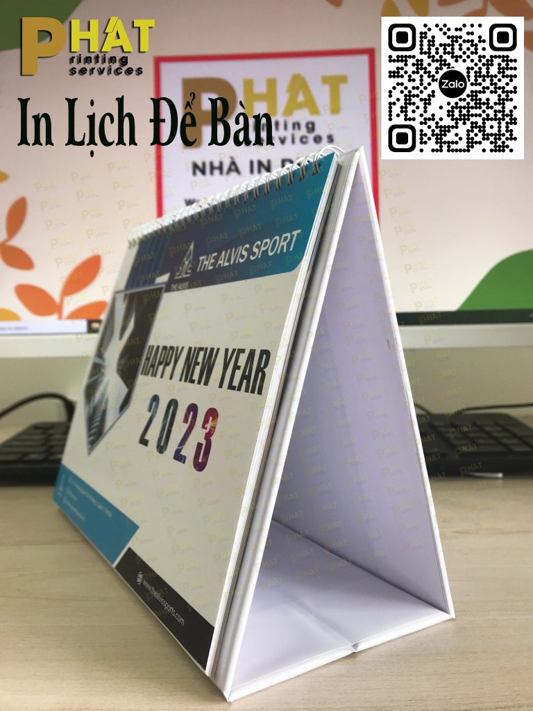 in lịch để bàn tại Nhà in Phát