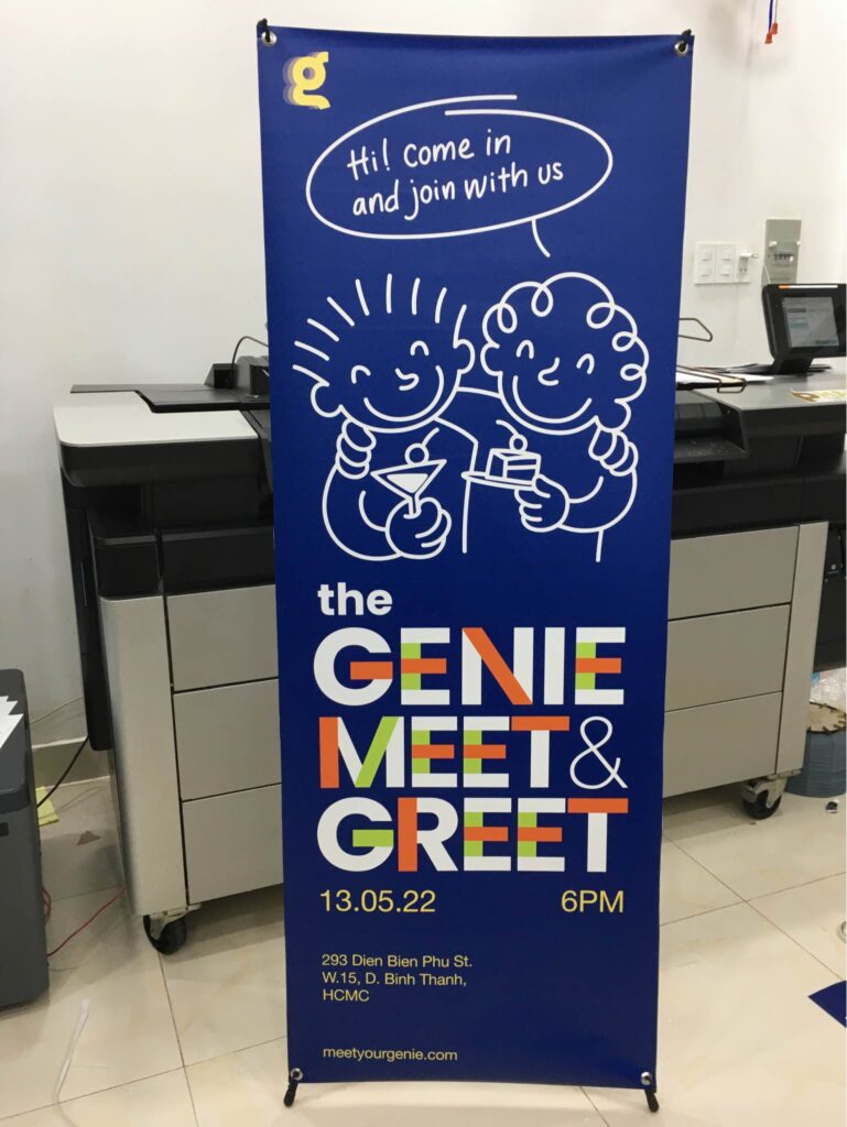 in standee khuyến mãi tại Nhà in Phát