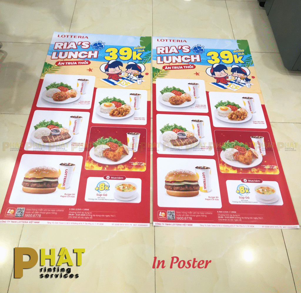 In Poster hay In Banner? 2 In Poster - In áp phích quảng cáo tại Nhà in Phát