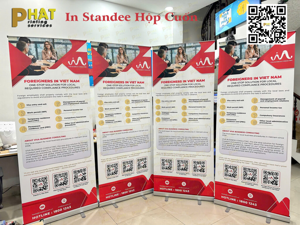 In Standee Quận 1 tại Nhà in Phát Nguyễn Đình Chiểu