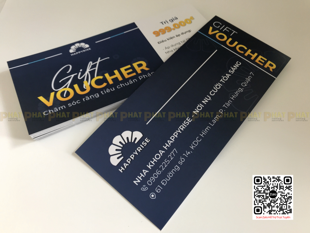 In Nhanh Gift Voucher- in voucher là gì? 4 In Voucher tại Nhà in Phát