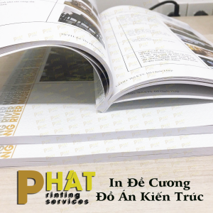 In Đề Cương - In Thuyết Minh 3 in đề cương đồ án kiến trúc tại Nhà in Phát
