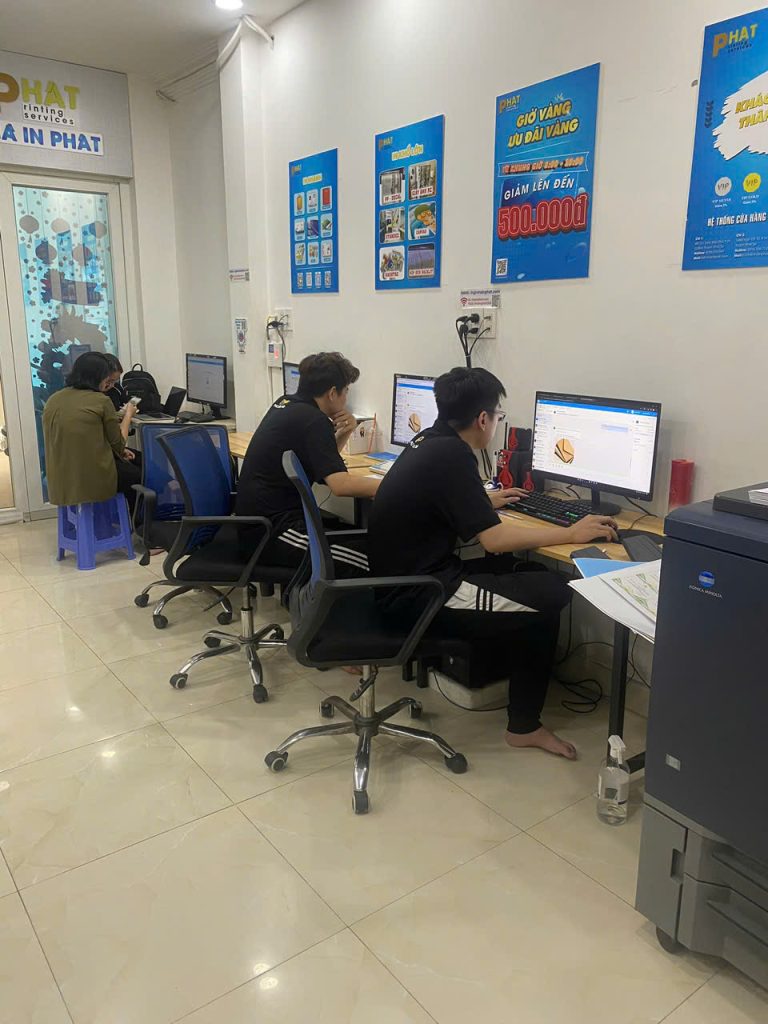Tuyển dụng 2 Tuyển Dụng Nhân Viên Nhà in Phát - Không gian làm việc thoáng mát