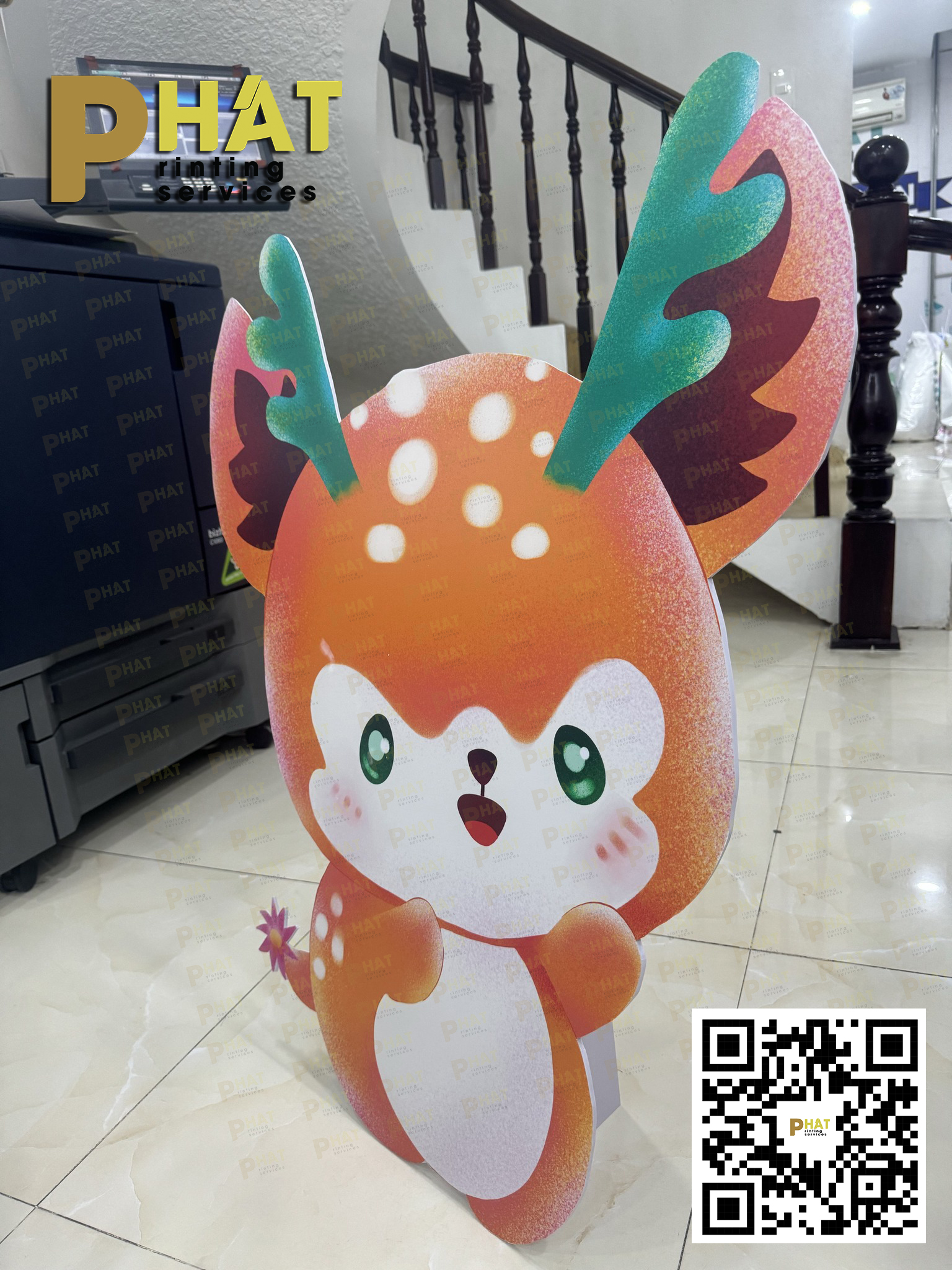 In Standee Mô Hình 1 in standee mo hinh tai Nha in Phat