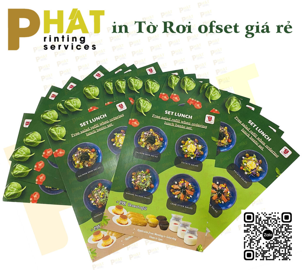 Top 5 Sản Phẩm In Ấn Bình Dương 8 in tờ rơi offset giá rẻ tại Nhà in Phát Bình Dương
