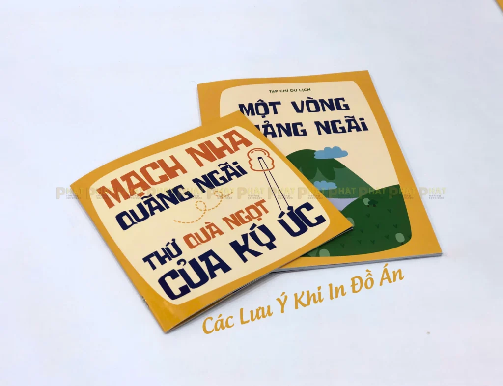 Các lưu ý khi in đồ án tốt nghiệp tại Nhà in Phát