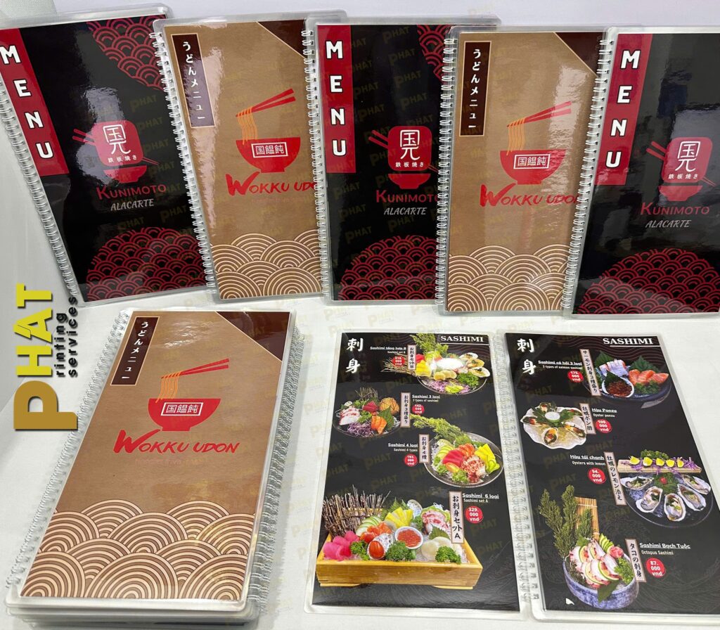 In Menu 3 In Menu Đóng Lò Xo tại In Nhanh Phát