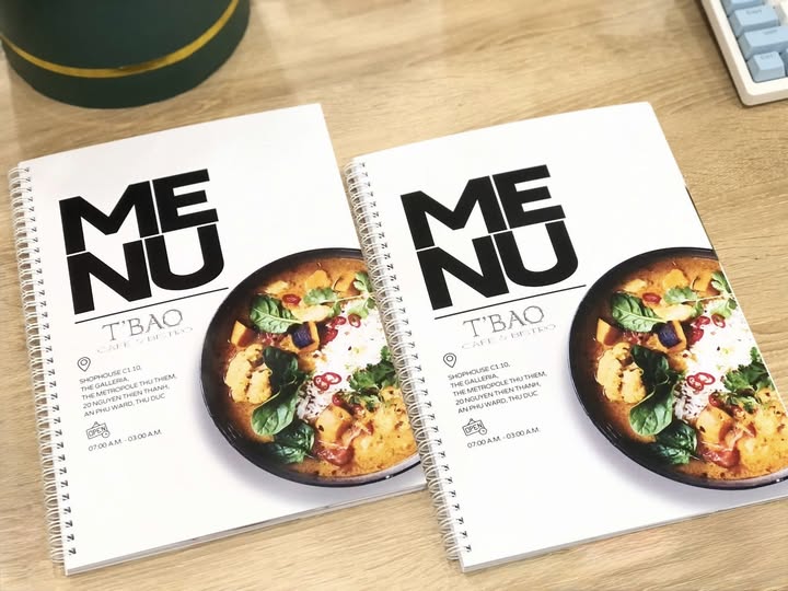 In Menu 4 In Menu Nhà Hàng tại Nhà in Phát