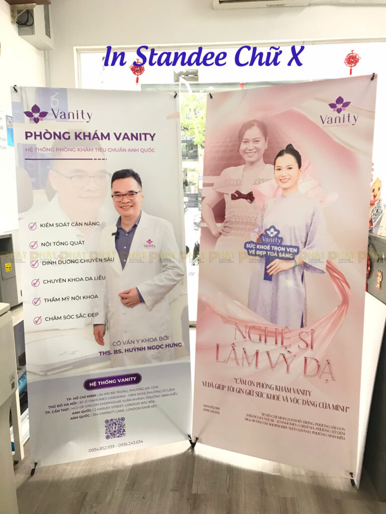 Dịch Vụ In Nhanh Quận 10 4 In Nhanh Quận 10 - In Standee chữ X tại Nhà in Phát