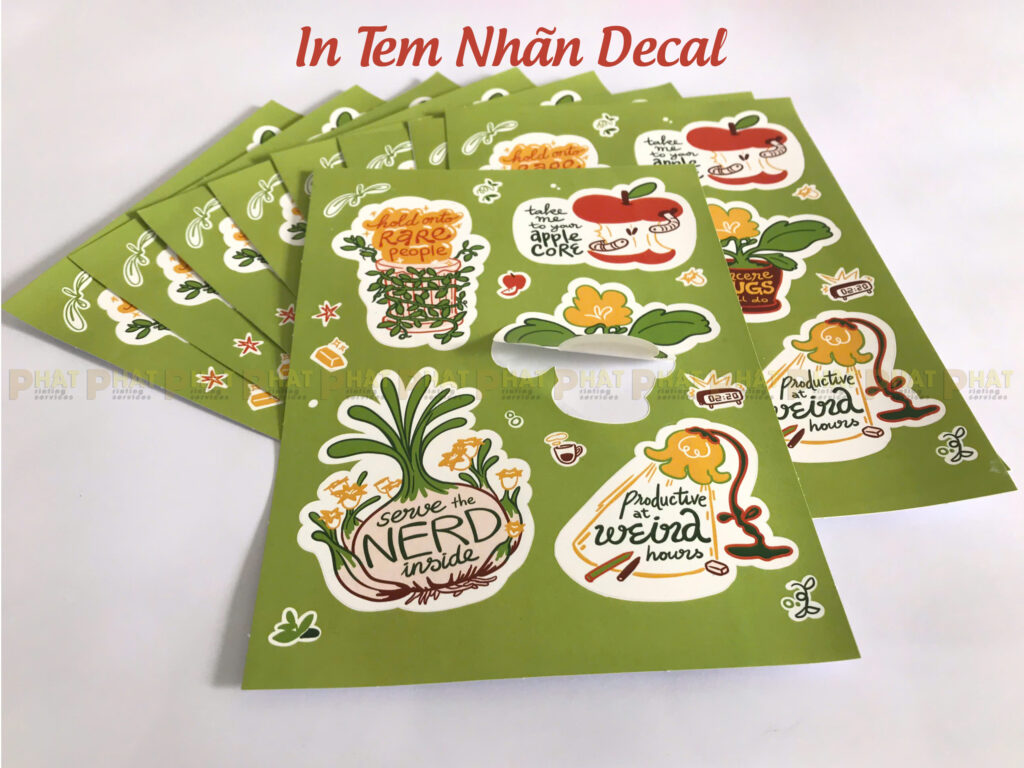 Xu Hướng Thiết Kế và In Tem Nhãn 4 In Nhanh Quận 10 - In Tem Nhãn Decal tại Quận 10 từ Nhà in Phát