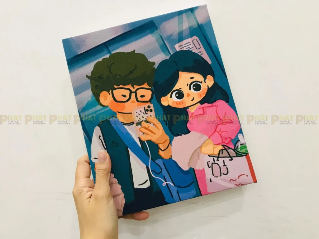 Xu Hướng In tranh Canvas 4 In Tranh Canvas - Khung Tranh kích thước tùy ý cho nhu cầu của khách hàng