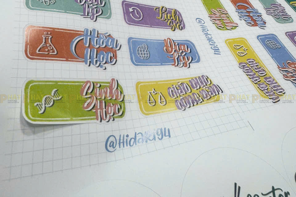 Xu Hướng Thiết Kế và In Tem Nhãn 3 In Tem Nhãn decal Sticker tại In Nhanh Phát