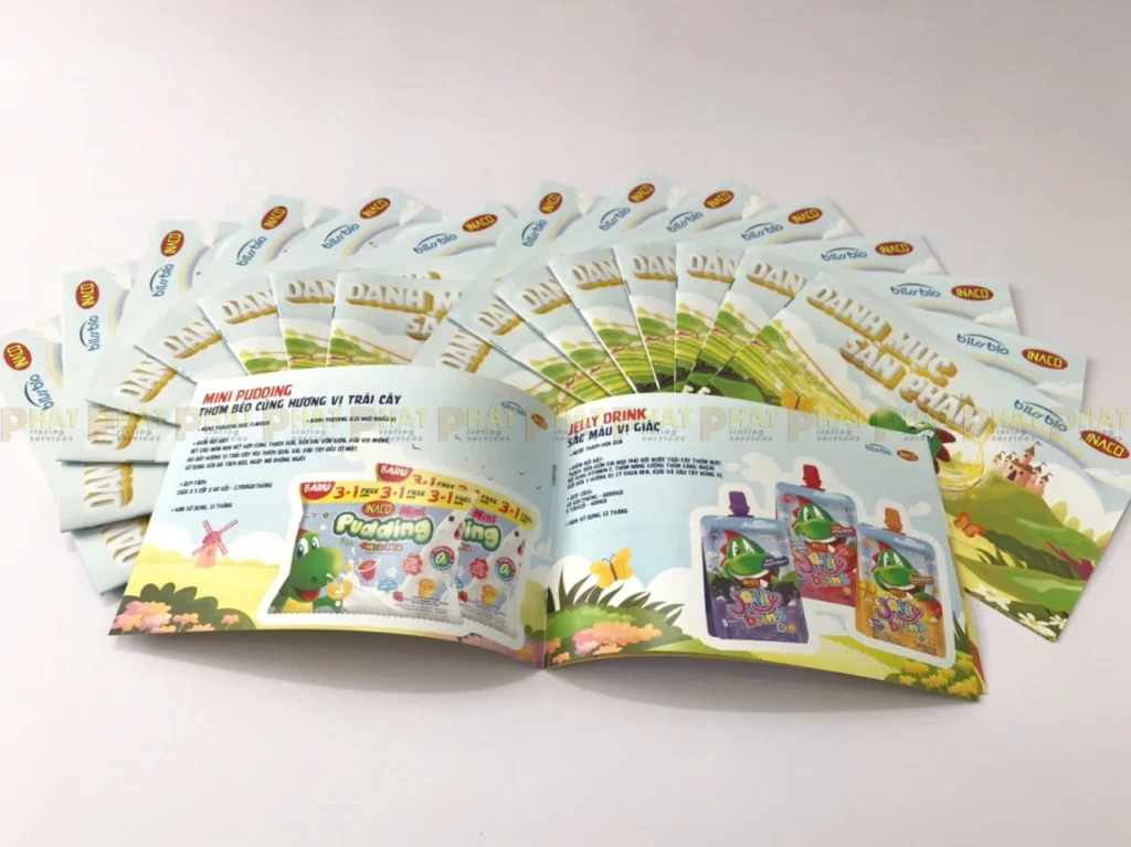 Ứng Dụng Của In Catalogue Giá Rẻ Trong Bán Hàng 5 in catalogue giá rẻ tại Nhà in Phát - In Catalogue đóng kim giữa