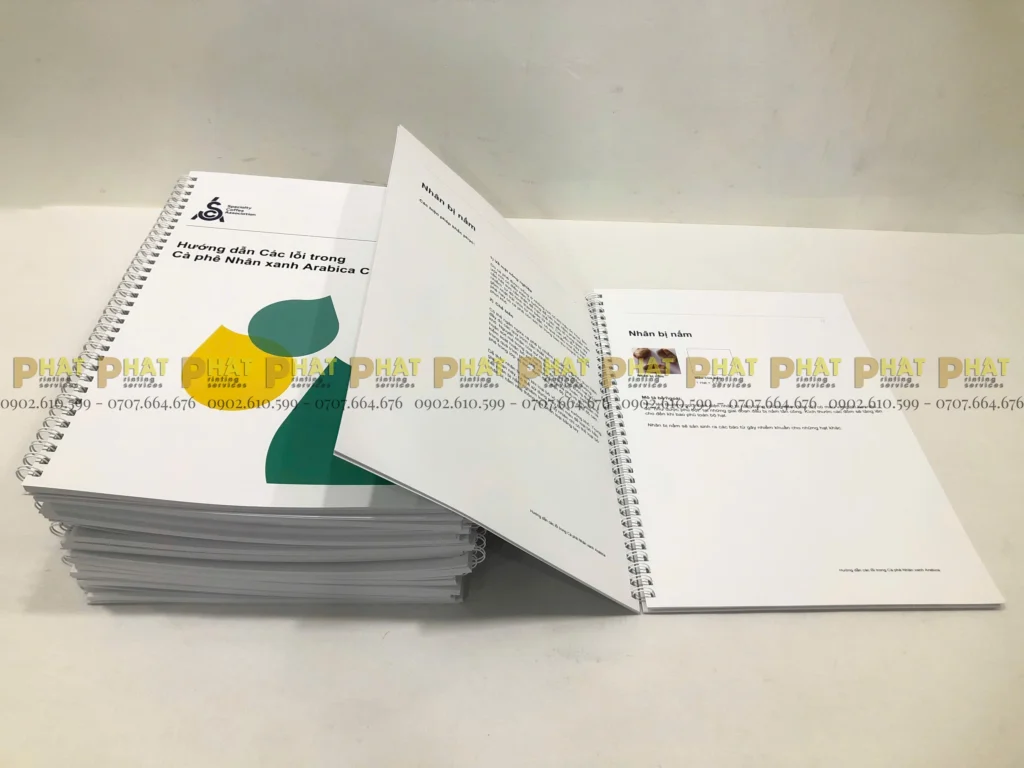 Dịch Vụ In Ấn Tại Quận 2 8 In Catalogue đóng lò xo tại Nhà in Phát - Dịch vụ in ấn tại quận 2