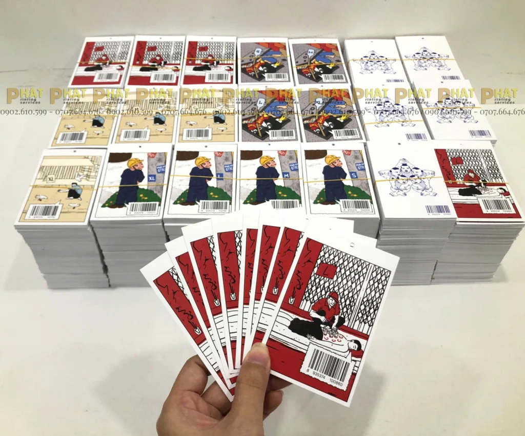 Dịch Vụ In Ấn Tại Quận 2 2 In Tag Giấy tại Nhà in Phát - Dịch vụ in ấn tại quận 2