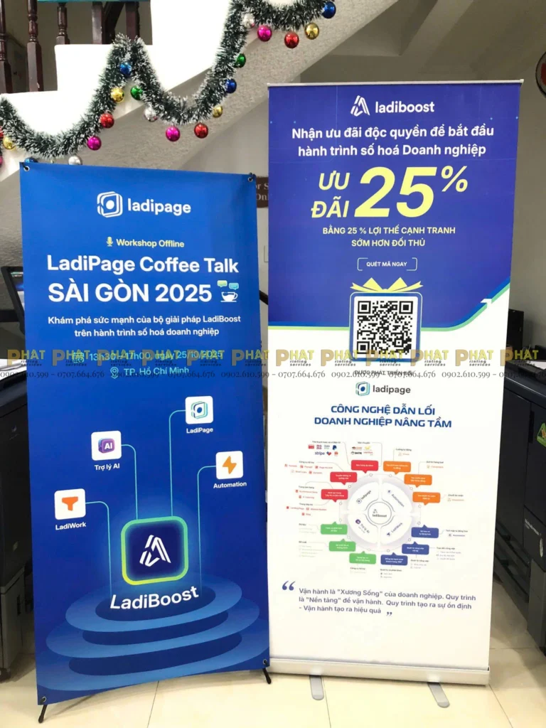 Dịch Vụ In Ấn Tại Quận 2 4 In standee tại Nhà in Phát - Dịch vụ in ấn tại quận 2